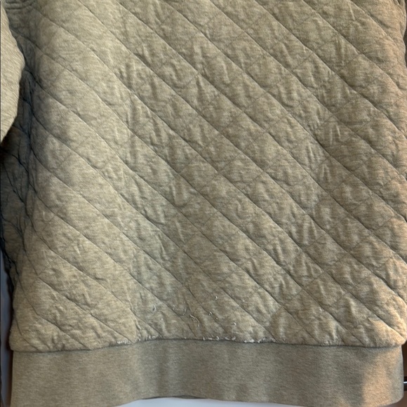 Patagonia Women’s Quilted Sweater - Olive and Navy - Picture 7 of 9